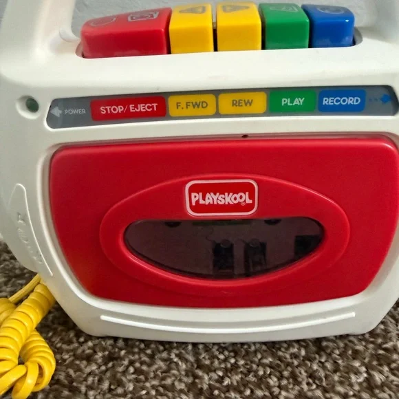 VINTAGE 1993 Playskool Toy Cassette Player/Regner PS-455 WORKS - Picture 2 of 7
